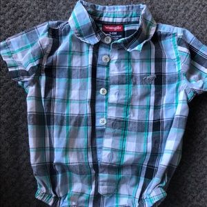 Blue Wrangler Button-Down🎄